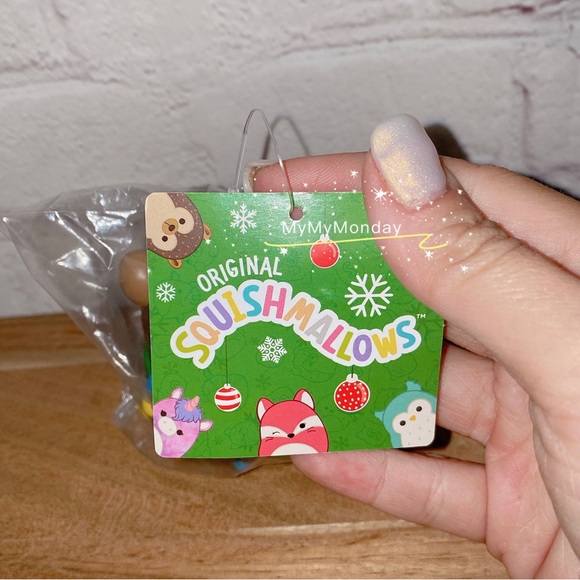 Squishmallow Christmas Ornament Brina The Bigfoot - Picture 4 of 4